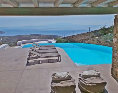 Mykonos Seafront Villa with a pool