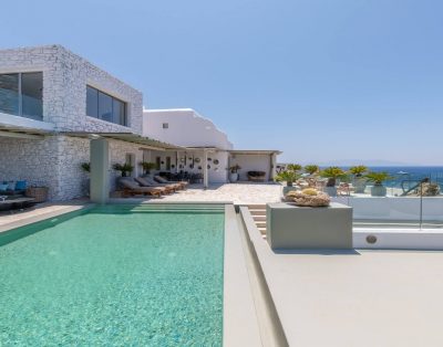 Psarrou villa for 12 guests, stunning sea views